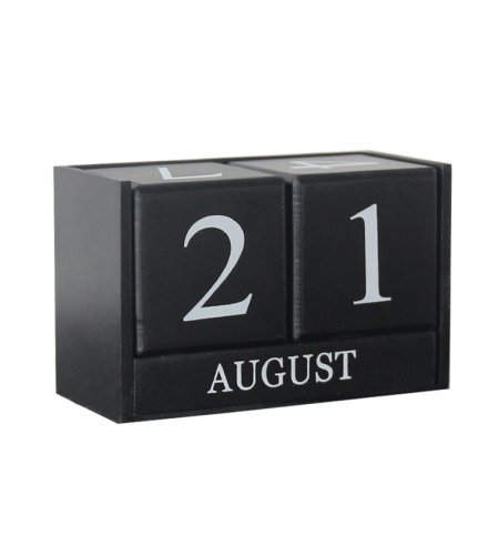 HD316 - Creative Crafts Wooden Desk Decoration Office Calendar